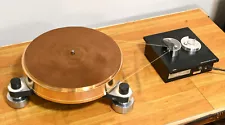 Micro seiki RX-3000, RY-3300D turntable with gun metal flatter use for 3 tonearm