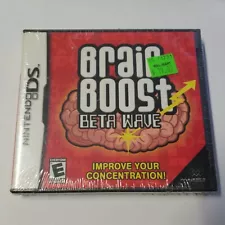 Brain Boost: Beta Wave For Nintendo DS Puzzle Games new sealed