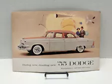 1955 Dodge Full Line Original Sales Brochure 15" x 10" Royal Coronet