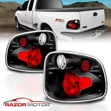 1997-2000 For Ford F-150 FlareSide Altezza Style Black Rear Brake Tail Lights