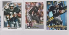 2023 Topps Composite Bo Jackson Lot of 3 Cards Los Angeles Raiders