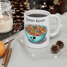 Custom Cereal Killer Ceramic Mug 11oz Gifts for Him Her Gift Sale