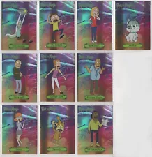 RICK AND MORTY Season 1 Characters 10 Card Set CB1 to CB10 (including Snuffles)