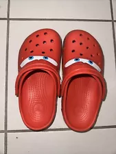 Disney/Pixar Lightning McQueen Light Up Crocs Adult Clog M4/W6 Fast Ship