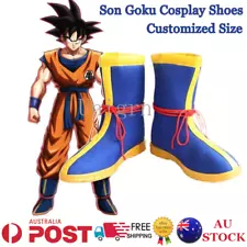 Dragon Ball Z Super Saiyan Son Goku Costume Cosplay Boots Shoes Halloween Party