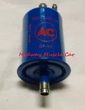 NEW blue with red AC delco logo GF-98 fuel filter Chevy Chevelle Pontiac GTO (For: 1960 Pontiac Star Chief)