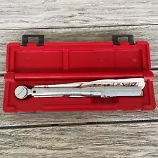 MAC USA TW150R 1/4" Drive Micrometer Torque Wrench 160 Inch Pounds W/ Case