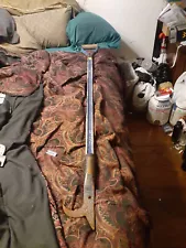 Fire Dept Pike Pole, 52 Inch, Shovel-Grip, Fiberglass I-Beam Handled. Well Used.