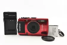 New ListingOlympus TG-3 Stylus Tough Red 16.0MP Digital Camera From Japan [Exc++] #2202664A