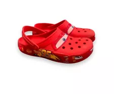 Disney/Pixar Cars Lightning McQueen Light Up Crocs LIGHTS UP Adult Clogs M8/W10