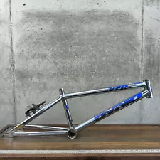 Dyno VFR Frame Old School BMX D Stamp Blue Chrome OG 1990s Race Bike 20"