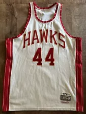 Pistol Pete Maravich Atlanta Hawks Mitchell & Ness Jersey 48 XL NBA 73-74 HWC