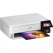 Epson EcoTank Photo ET-8550 Color Inkjet All-In-One Printer - White