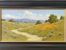 ð¥ Fine California Plein Air Landscape Oil Painting, Tejon Ranch - David CHAPPLE