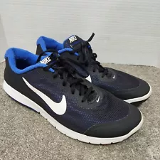 Nike Flex Experience Rn 4 749172-012 Black/Blue Running Shoes - Mens Size 12.5