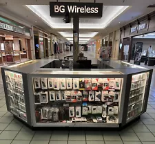 Mall Kiosk for Sale! Can be used for cell phone cases, jewelry, or anything else