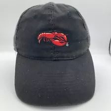 Red Lobster Black Ball Cap Hat Adjustable Baseball