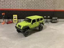 2013 Jeep Wrangler Lifted 4x4 Truck 1/64 Diecast Custom Off Road 4WD Raised Up