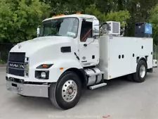 2023 Mack MD7 Service Mechanic Truck PTO Crane Welder Compressor Cummins bidadoo