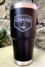 Camacho Cigars Scorpion Logo Insulated Travel Cup - Steel