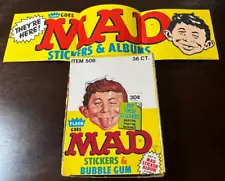 1983 Fleer Mad Stickers Full Box of 36 Packs Please see My 1992 Box For Sale #1