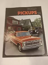 Original 1974 Ford Pickup Truck Sales Brochure 74 F-100 F-250 F-350 Original