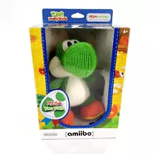 Nintendo Amiibo Yoshi's Woolly World Mega Green Yarn Yoshi Brand New Sealed