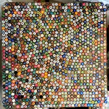 900+ bottlecap custom epoxy coffee table - 38" X 38" man cave