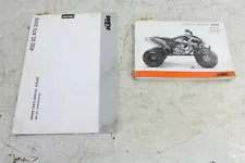 2009 KTM 450 XC ATV Owners Manual Spare Parts Booklet 525XC 450XC