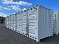 40FT High Cube Storage Shipping Container Conex w/4 Open Side Door 9.5' Tall