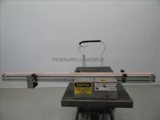 Flat Belt Conveyor 2" X 48" With Motor 1/12 Hp 90VDC ( Used and Tested )