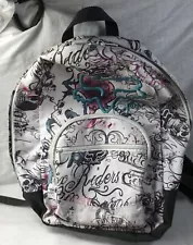 Fox racing Backpack White with black pink and logo in turquoise