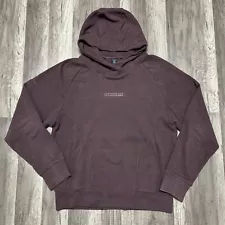 Alphalete Identity Pro Hoodie Mens Small Purple Sangria Soft Shell Pullover