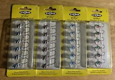 4 (6packs) NOS Vintage Storm Wildeye Standup And Swimming Jig Heads 1/8,1/4oz.