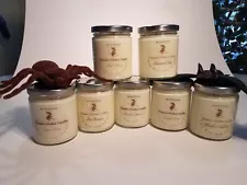 Halloween Soy Candles on Sale Now!!! 8oz. glass jars Makes a Great Gift For Her.