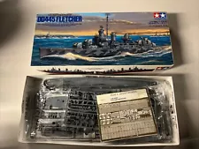 Tamiya 1:350 Ship No.12 U.S. Navy Destroyer DD445 Fltecher Plastic Model Kit