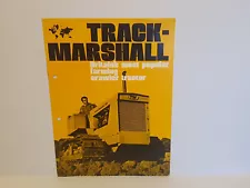 Track Marshall 1971 range TM 56 75C & 90 crawler models tractor sales brochure