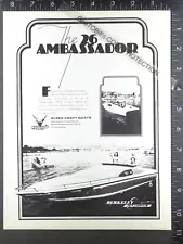 1978 ADVERTISEMENT for Sleek Craft Ambassador 26 ski speed power boat