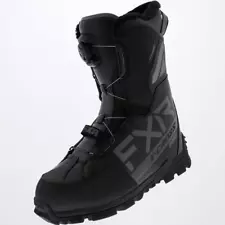 Open Box FXR Adult X-Cross Pro BOA Snowmobile Boot Black Ops Size 10.5M/ 12.5W