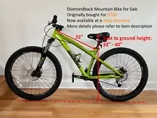 Diamondback Mountain Bike 16", 27.5" tire, local pickup