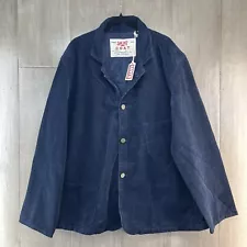 Levi's Vintage Clothing 1920's Sunset Corduroy Coat Jacket Blazer Navy Men Large