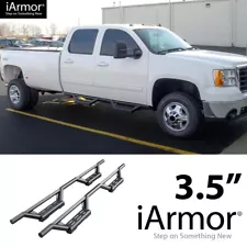 iArmor Stainless Steel Drop Steps for 01-07 Chevy Silverado GMC Sierra Crew Cab