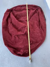 Bean Bag deep red Custom Crafted 46” Across w/ Inner Layer For Added Durability