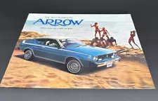 1977 Plymouth Arrow and GT Original Car Sales Brochure Catalog