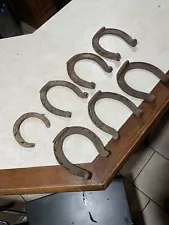 vintage horseshoe lot Of 7