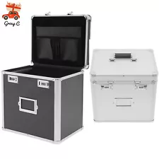 Portable Fireproof Document File Organizer Box Storage Filing Cabinet Safe Box