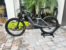 Cube Stereo Hybrid 160 HPC SL Grey & Black E-Mountain Bike Size Large (20")