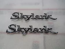 1968- 1972 Buick Skylark Quarter Panel Emblems