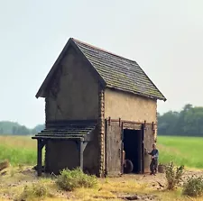 RWD 1/35 Scale Old European Farm Barn Building Model Kit for Diorama