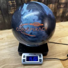 Radical Conspiracy Bowling Ball 15lb Teal Black Pearl Asymmetric Single Drill